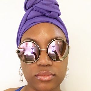Purple sunglasses
